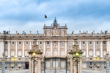 The Royal Palace of Madrid, Spain.