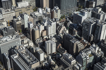 Fototapeta premium Looking down on New York