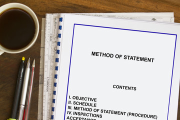 Method of statement