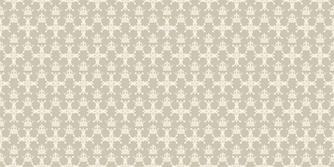 Decorative background in classic style, seamless pattern. Repeating texture pattern. Vector illustration