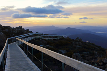 Walking Path at Mount Wellington, Tasmania, Australia