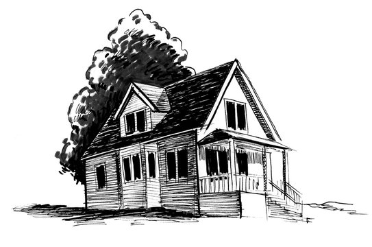 Old House At Stratford, Uk Drawing by English School - Pixels