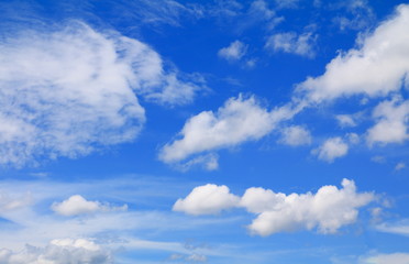 blue sky withcloud and raincloud, art of nature beautiful and copy space for add text