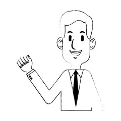 young businessman icon image vector illustration design 