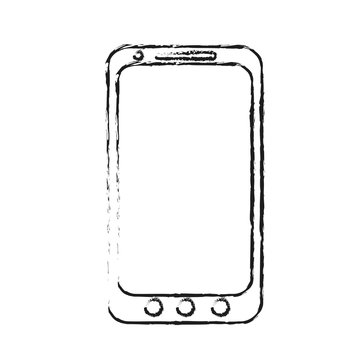 modern cellphone icon image vector illustration design 