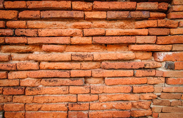 The old red brick wall background.
Retro style