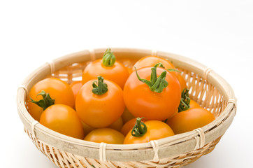 黄色いミニトマト