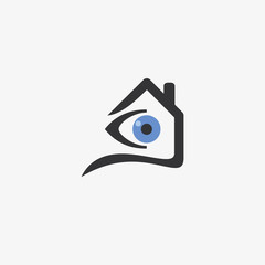 Eye stock logo design vector