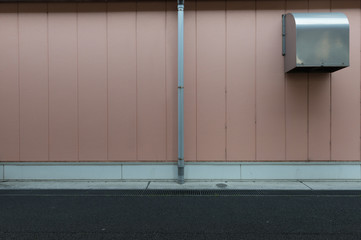 Street, Banner - Sign, Lighting Equipment, Billboard, Advertisement,Large blank billboard on a street wall,  banners with room to add your own text