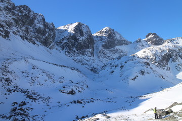 Veľka Studená valley in High Tatras, Slovakia