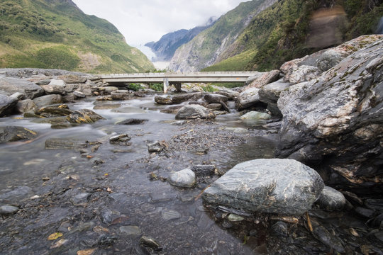 Bridge over stream