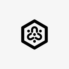 Abstract group stock logo design vector