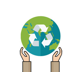 concept of eco friendly and save the earth