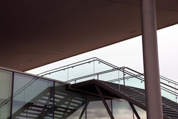 Naklejka premium generic detail shot of modern architecture 