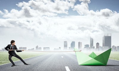 Obraz premium Water transporation concept