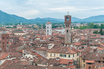 Fototapeta premium General View of Lucca in Tuscany, Italy