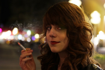 Obraz premium City night life