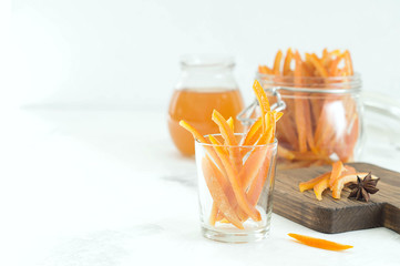 Candied orange peel