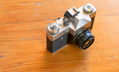 The old Soviet rangefinder camera.