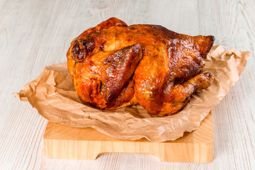 Roasted whole chicken