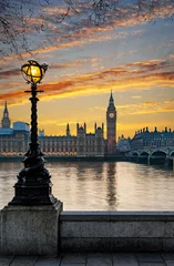 Sicht auf den Big Ben in London bei Sonnenuntergang © moofushi