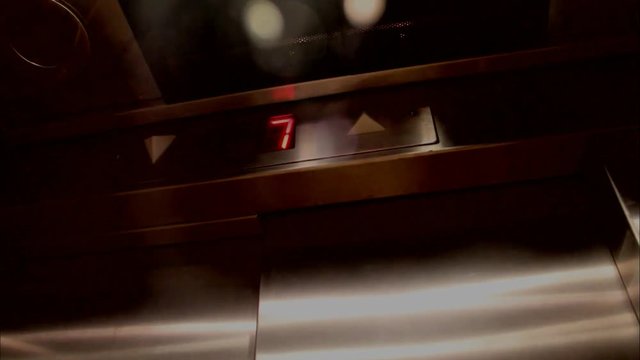 Digital Display Inside Moving Elevator