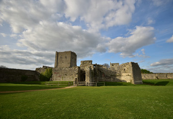 Portchester Castle Portsmouth Harbour Hampshire UK