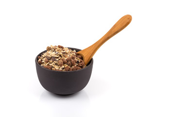 Healthy oat granola muesli cereals