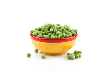 Green frozen peas