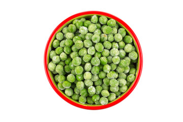 Green frozen peas