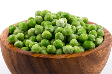Green frozen peas