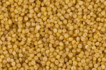 Dry millet closeup
