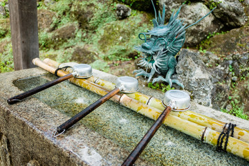 手水舍と龍