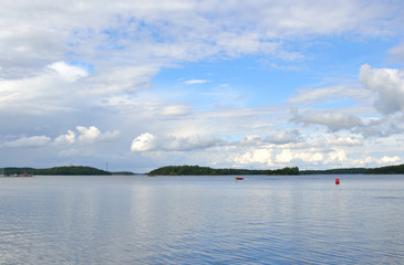 View of Saimaa lake.