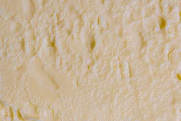 Texture several creamy butter macro