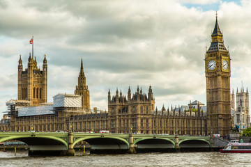 Obraz na płótnie Canvas Big Ben is the landmark of London,UK