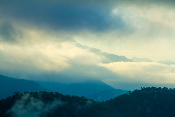 Misty in the morning in Northern Thailand