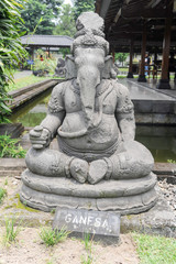 Fototapeta na wymiar Ganesh statue of Prambanan temple compound in Java on Indonesia