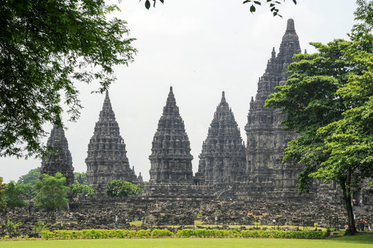 Prambanan is a Hindu temple compound in Java on Indonesia