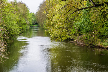 Fototapeta premium 2640 Neuss Selikum - Flusslauf