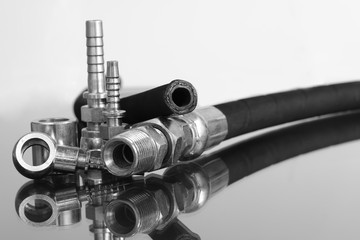 Hydraulic line.