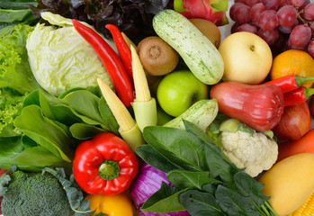 vegetables and fruits