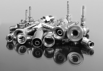 Hydraulic line.