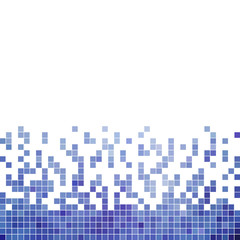 abstract vector square pixel mosaic background