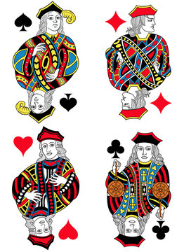 Four Jacks French Inspiration Without Cards