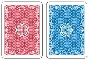 Obraz premium Playing Cards Back