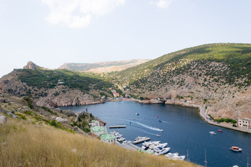 Fototapeta na wymiar Balaklava Bay in the Crimea