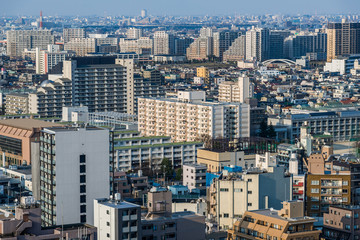 Fototapeta na wymiar 東京都北区の都市風景１