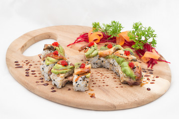 Dargon Roll with Sweet sauce