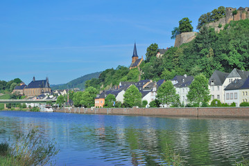 Erholungsort Saarburg an der Saar in Rheinland-Pfalz,Deutschland